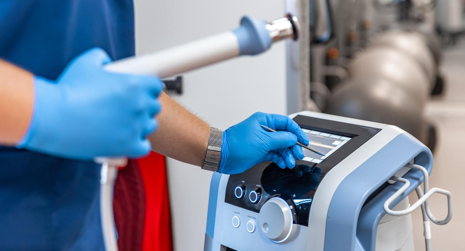 Liquid nitrogen cryotherapy treatment of a skin lesion at Apex Medical
